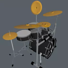 Musical Drum Set 3d model