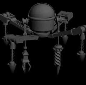 Robot Miner 3d model