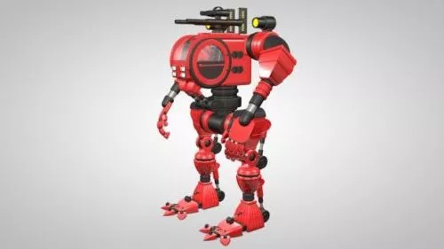 Gun Bot 3d model