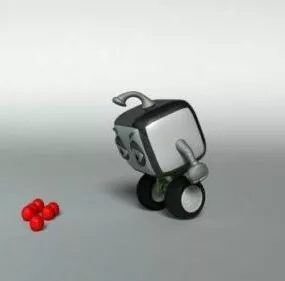 Robot Cute Bot Rigged 3d model