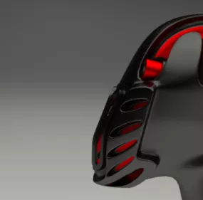 Sci-fi Robot Head 3d model