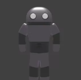 Robot Simple Character V1 3d model
