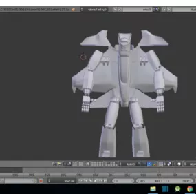 Jet Robot Transformer 3d model