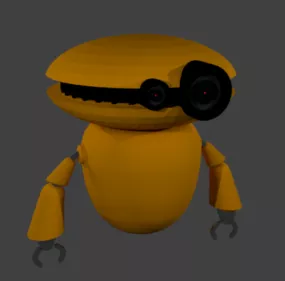 Roboto Character 3d model