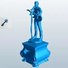 Rock Singer Tableware 3d model