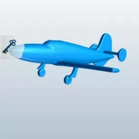 Aircraft Rocket Powered Fighter 3d model