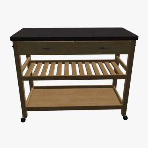 Kitchen Rolling Cart 3d model Kitchen Rolling Cart 3d model