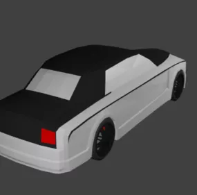 Car Rolls Royce Lowpoly 3d model