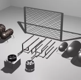 Roof Assets Collection 3d model