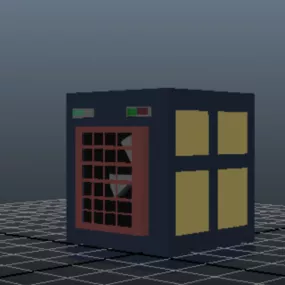 Room Cooler Device 3d model
