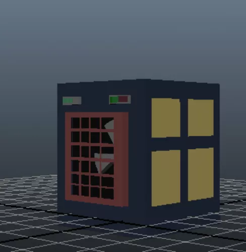 Room Cooler Device 3d model Room Cooler Device 3d model