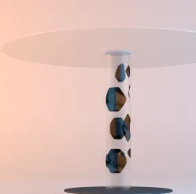 Round Table Modern 3d model