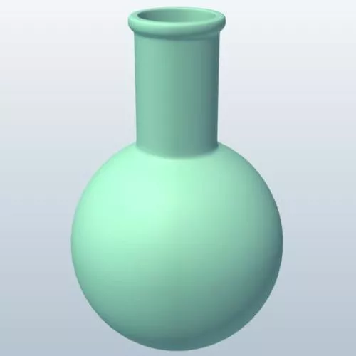 Tableware Vase Wire Frame 3d model