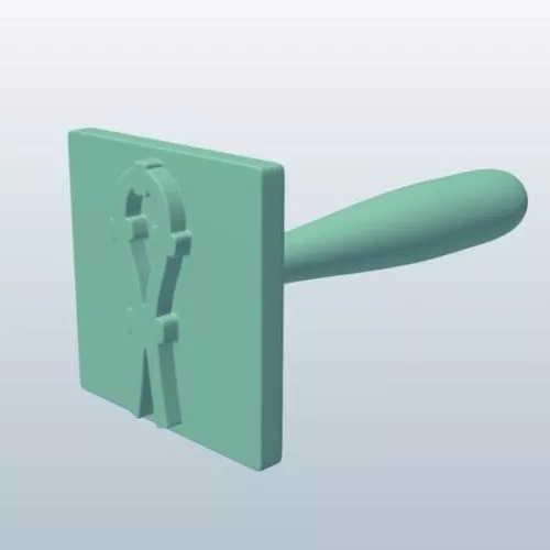 Old Rubber Stamp 3d model Old Rubber Stamp 3d model