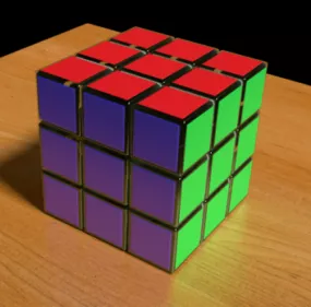 Rubik Cube Done 3d model