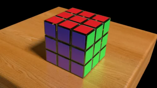 Rubik Cube Done 3d model Rubik Cube Done 3d model