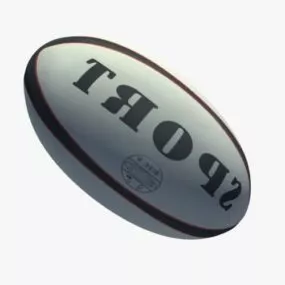 Rugby Ball 3d model