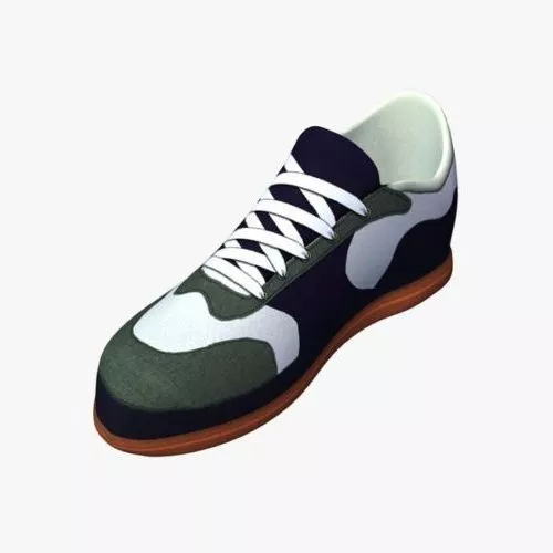 Single Running Shoe 3d model Single Running Shoe 3d model