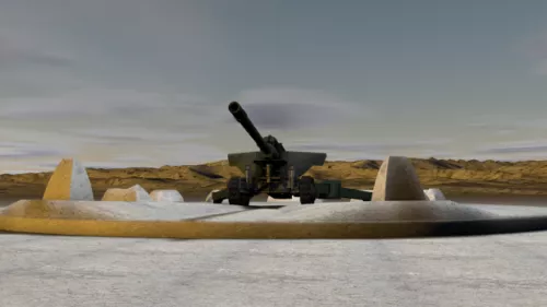 Giacint-b Howitzer Weapon 3d model Giacint-b Howitzer Weapon 3d model