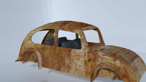 Volkswagen Beetle Couple Car 3d model