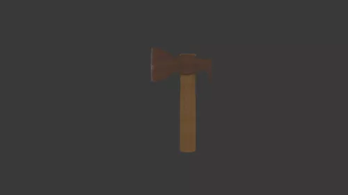 Small Rusty Axe 3d model Small Rusty Axe 3d model
