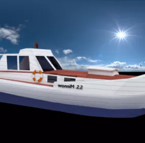 Minnow Boat 3d model