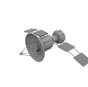 Communication Satellite 3d model