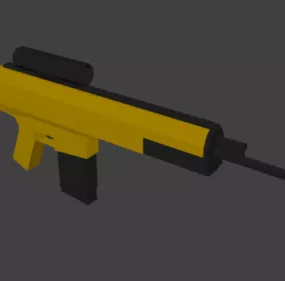 Scar Gun Weapon 3d model