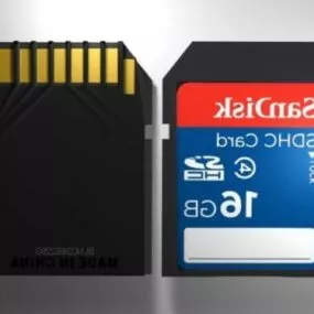Sandisk Sd Card 3d model