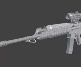 Pindad Ss2v1 Gun 3d model