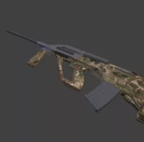 Steyr Aug Gun 3d model