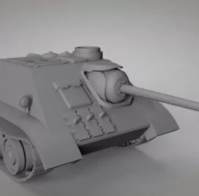 Su-85 Russian Tank 3d model