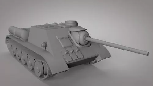 Scifi Tank 3d model