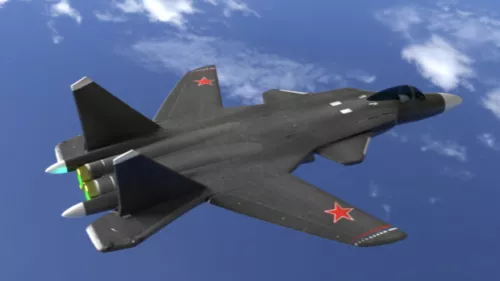 Russian Sukhoi Su-47 Aircraft 3d model Russian Sukhoi Su-47 Aircraft 3d model