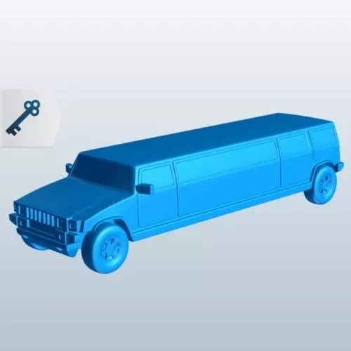 Suv Limousine Car 3d model Suv Limousine Car 3d model