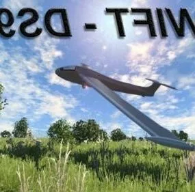 Swift Glider Plane 3d model