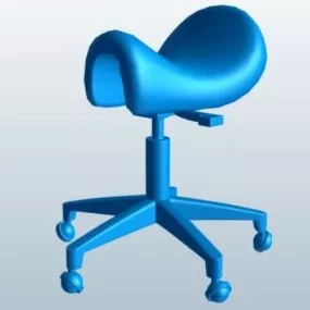Saddle Stool Chair 3d model
