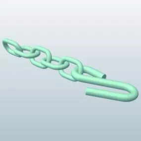 Safety Metal Chain 3d model