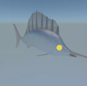 Sail Fish Animal 3d model
