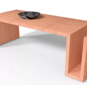 Salon Table 3d model