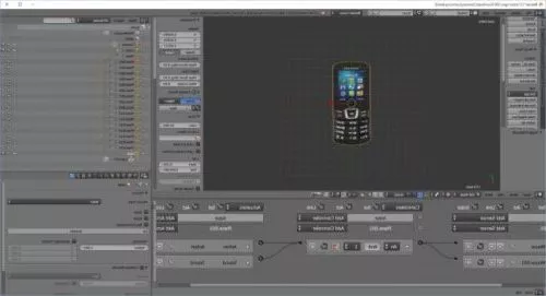 Mobile Phone Nokia Style 3d model