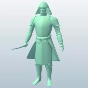Samurai Character 3d model