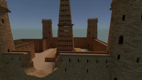 Small Castle Building 3d model