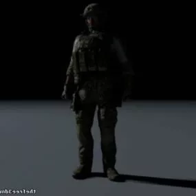 Sandman Character 3d model