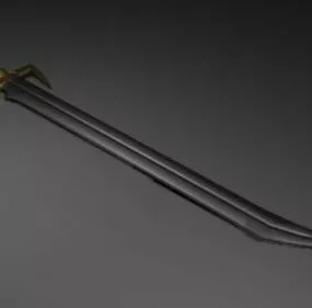 Sandra Gaming Sword 3d model