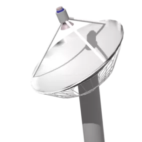 Satellite Dish Lowpoly 3d model