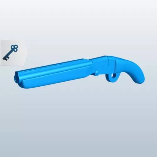 Sawed-off Shotgun V1 3d model Sawed-off Shotgun V1 3d model