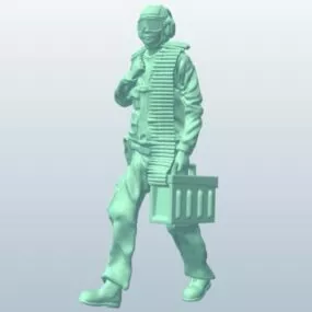 Army Flight Deck Crew 3d model
