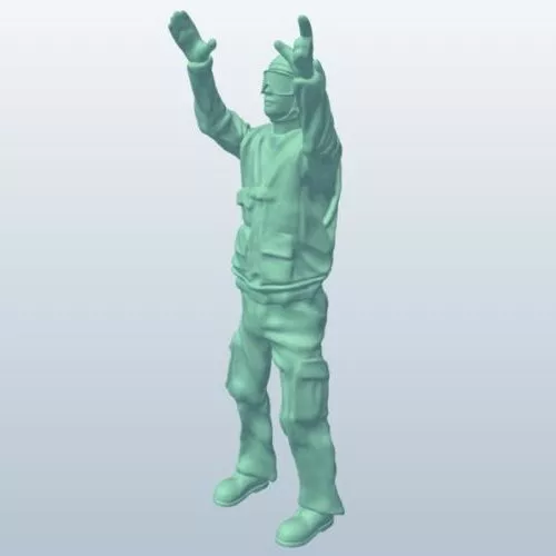 Crew Plane Character 3d model Crew Plane Character 3d model