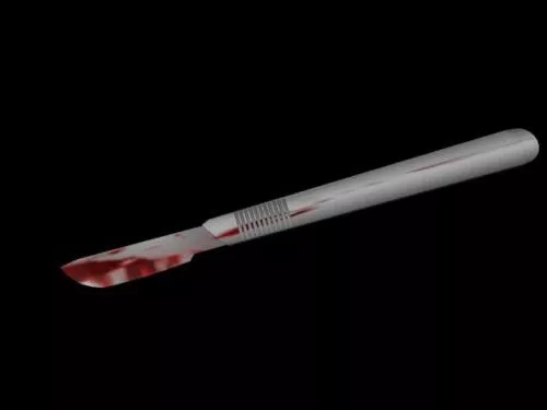 Scalpel 3d model Scalpel 3d model